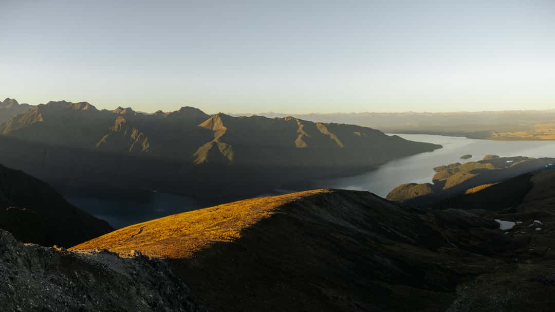 Get the exact geo-position for this spot: Spot behind the Peak, Kepler Track, Fiordland National Park