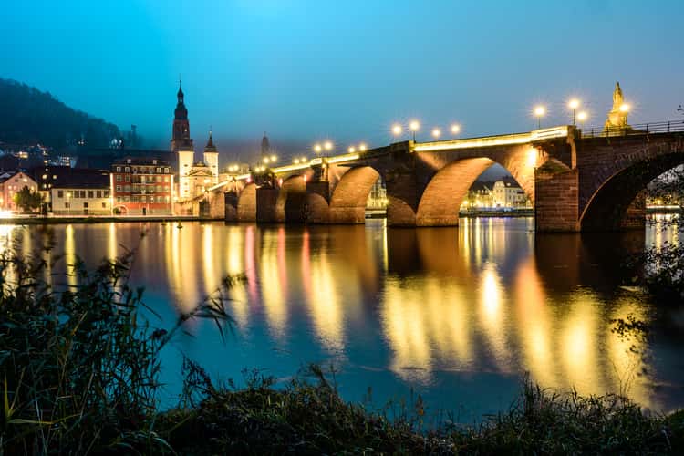 At the Neckar river, Heidelberg