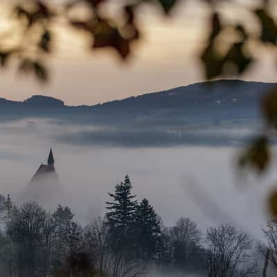 Aussichtsplatz Kirchberg zur Wolfgangskirche, Austria