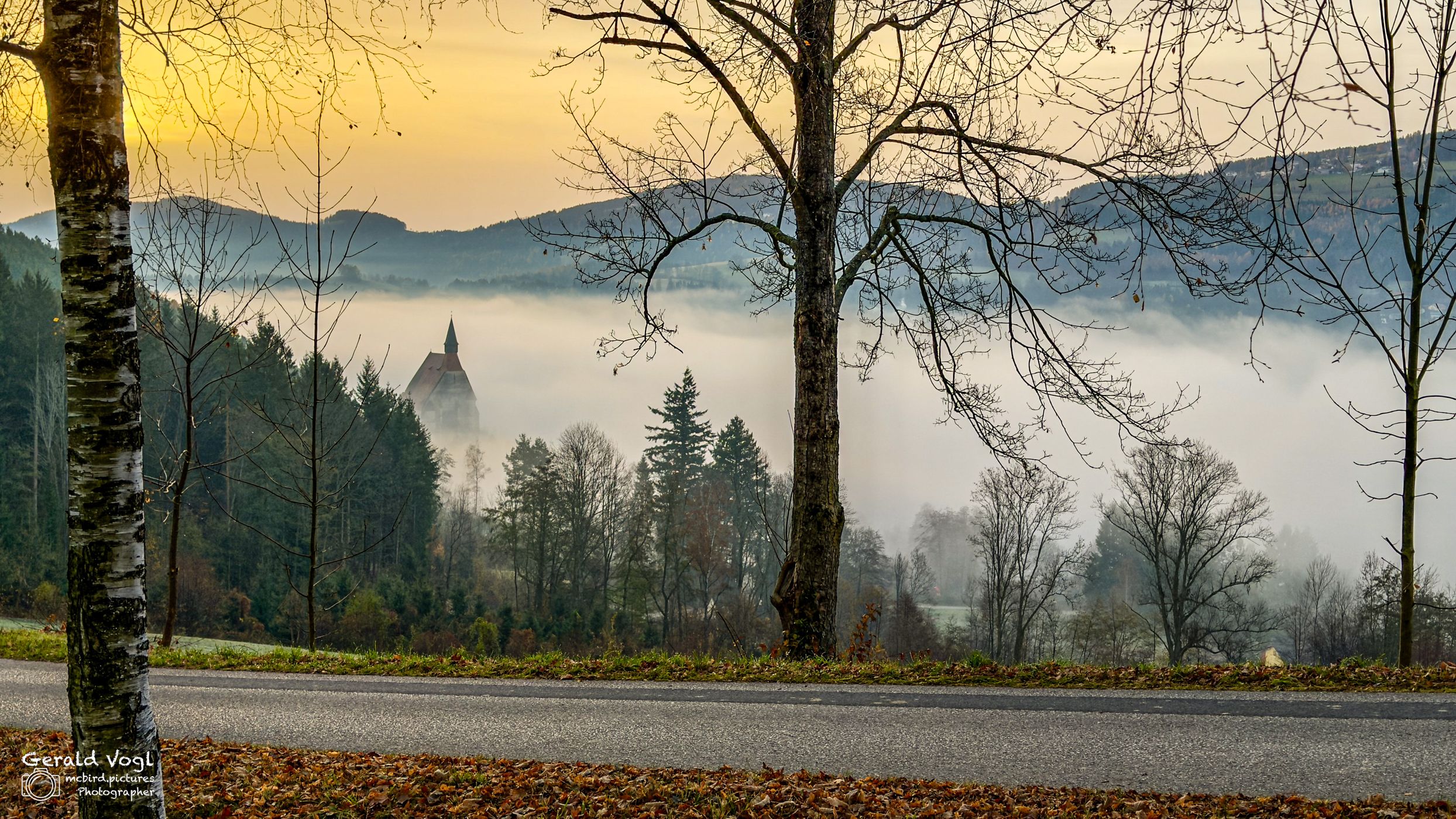 Aussichtsplatz Kirchberg zur Wolfgangskirche, Austria