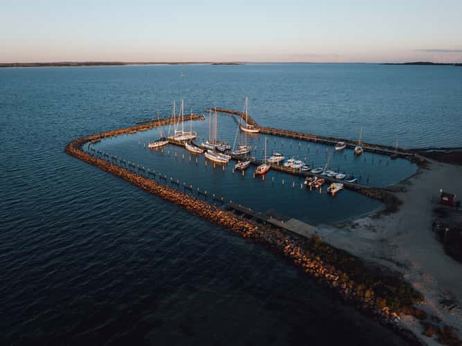 Avernakø Harbor, Denmark