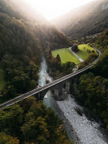 Bača Bridge (Drone)