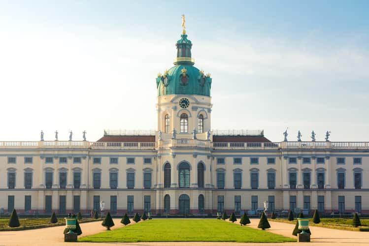Back view of Charlottenburg Palace, Berlin