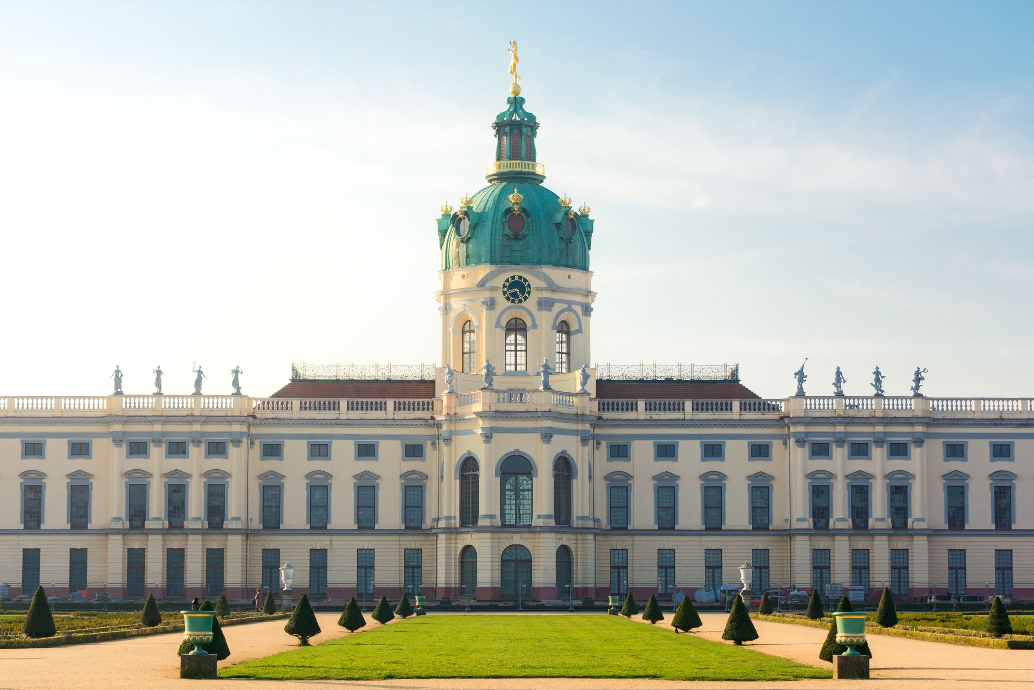 Back view of Charlottenburg Palace, Berlin, Germany