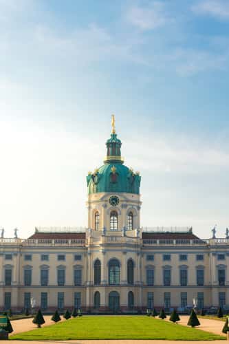 Back view of Charlottenburg Palace, Berlin