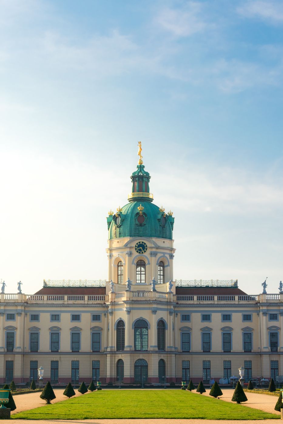 Back view of Charlottenburg Palace, Berlin, Germany