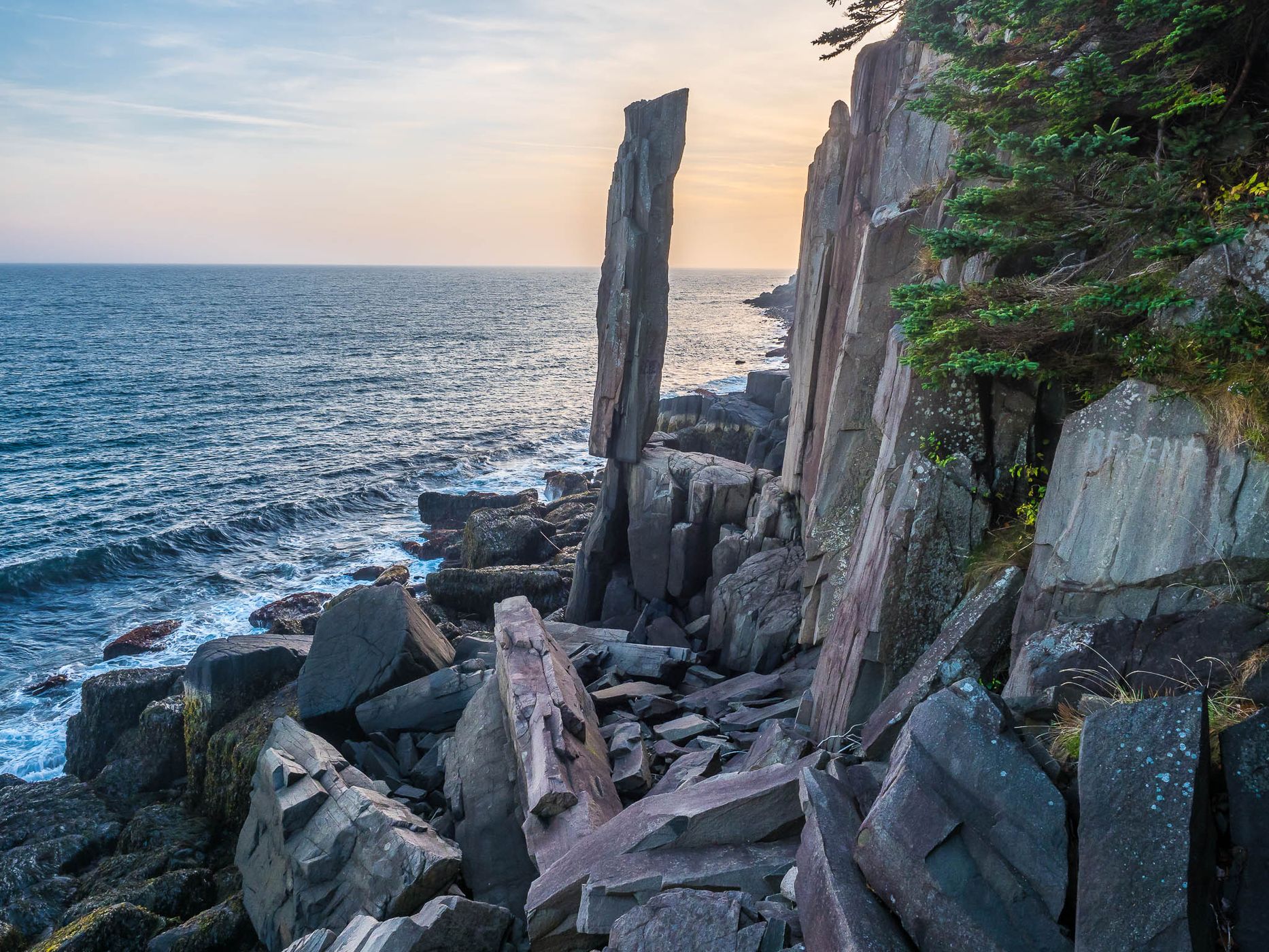 Balancing Rock, Nova Scotia, Canada