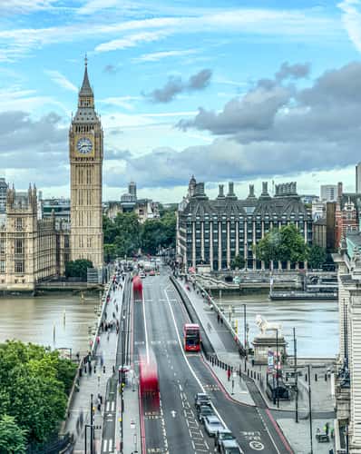 Big Ben from Westminster Bridge, London