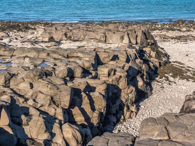 Black Rock Lighthouse and Rocky shore