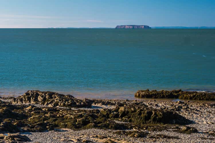 Black Rock Lighthouse and Rocky shore