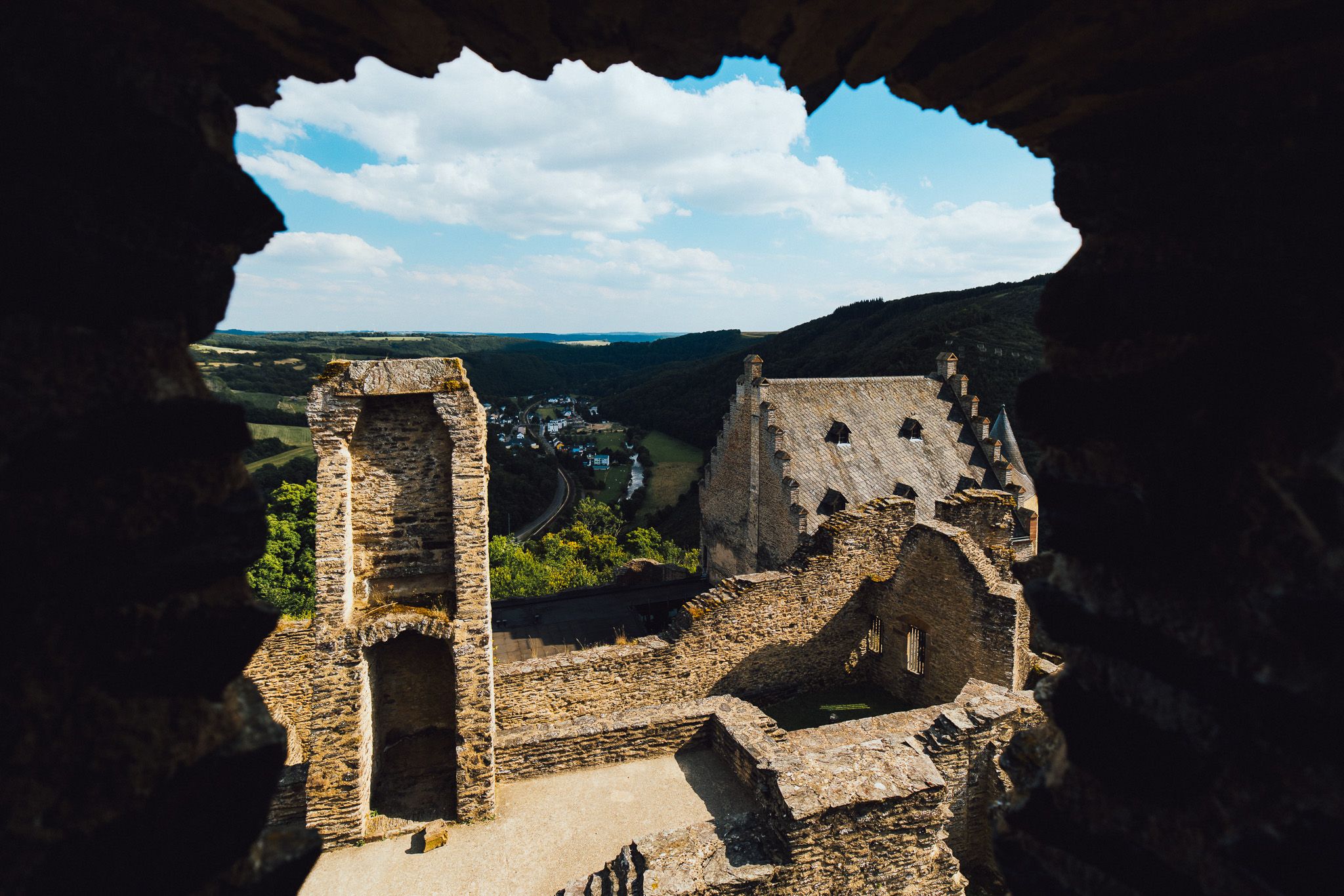 Bourscheid Castle (Château de Bourscheid), Luxembourg