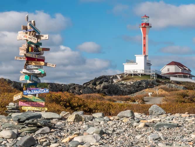 Cape Forchu Lighthouse, Nova Scotia
