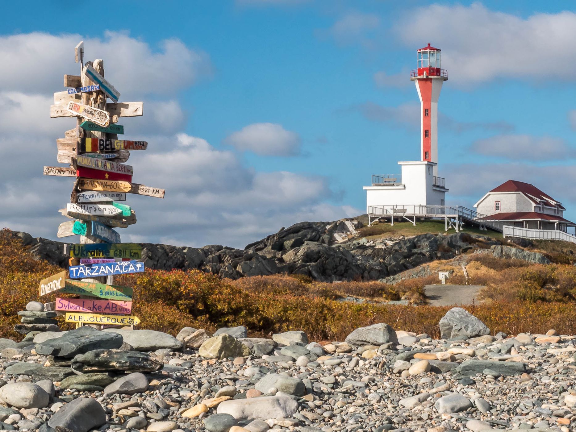 Cape Forchu Lighthouse, Nova Scotia, Canada