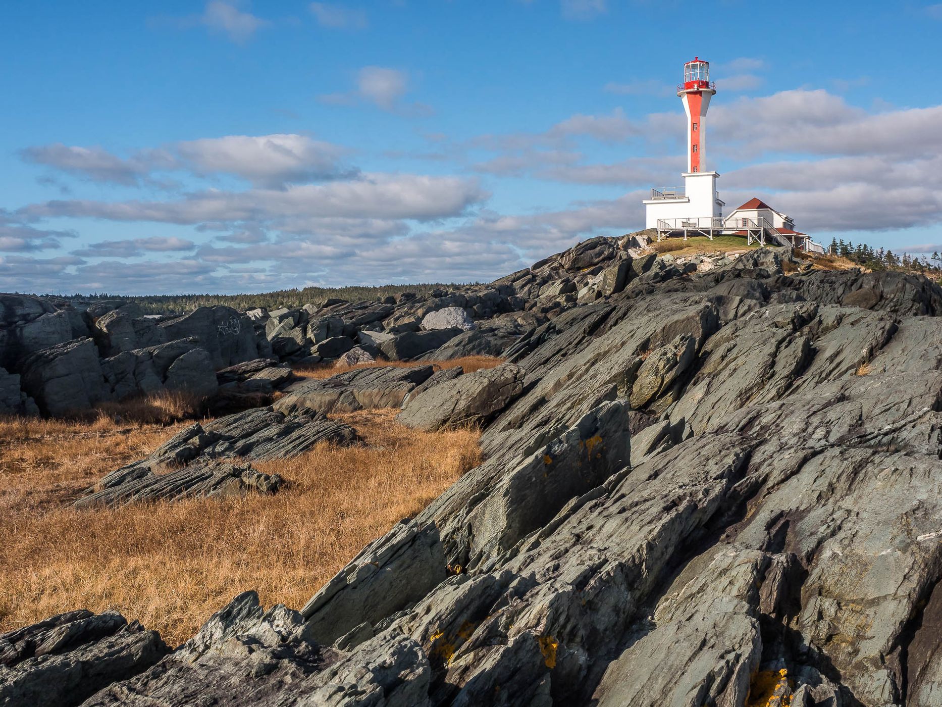 Cape Forchu Lighthouse, Nova Scotia, Canada