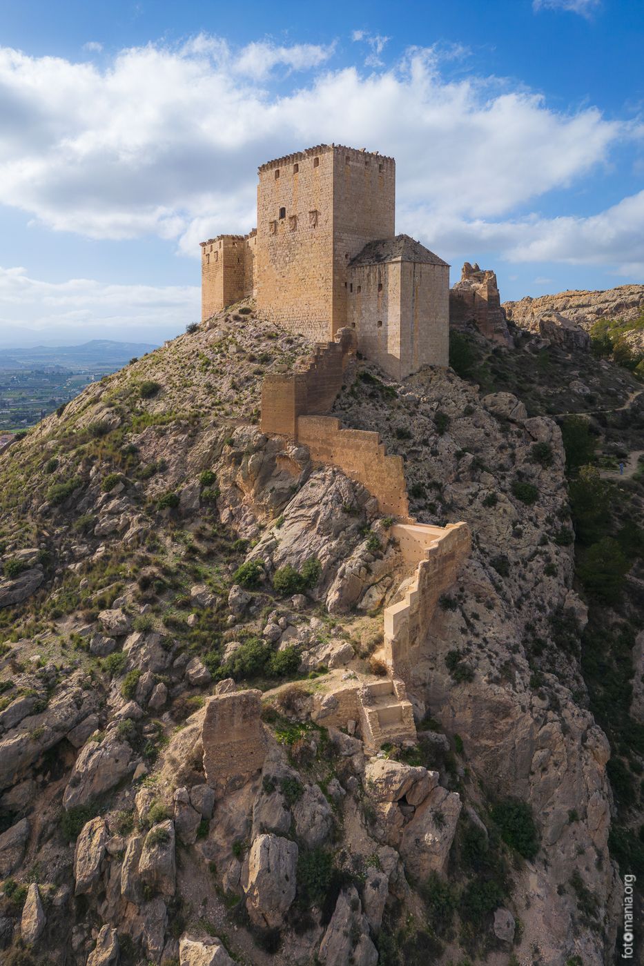 Castillo de los Vélez, Mula (drone), Spain