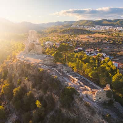 Castillo de Macastre (drone), Spain