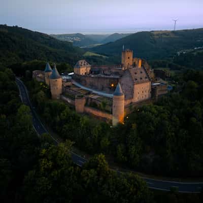 Castle Bourscheid, Luxembourg