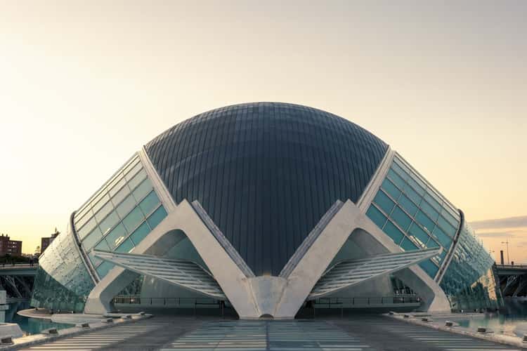 Front of L’Hemisfèric, Valencia