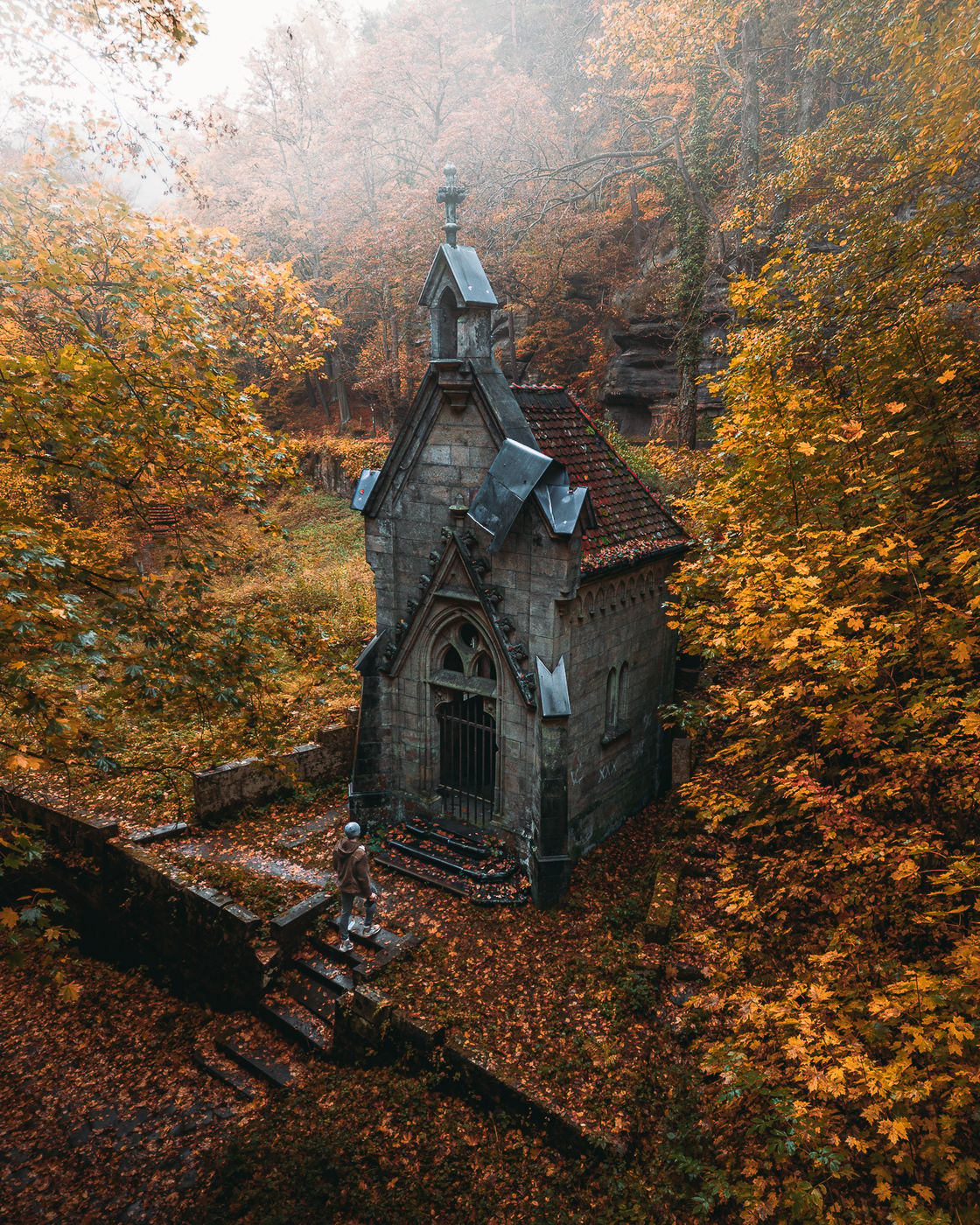 Clary Chapel (Drone), Czech Republic