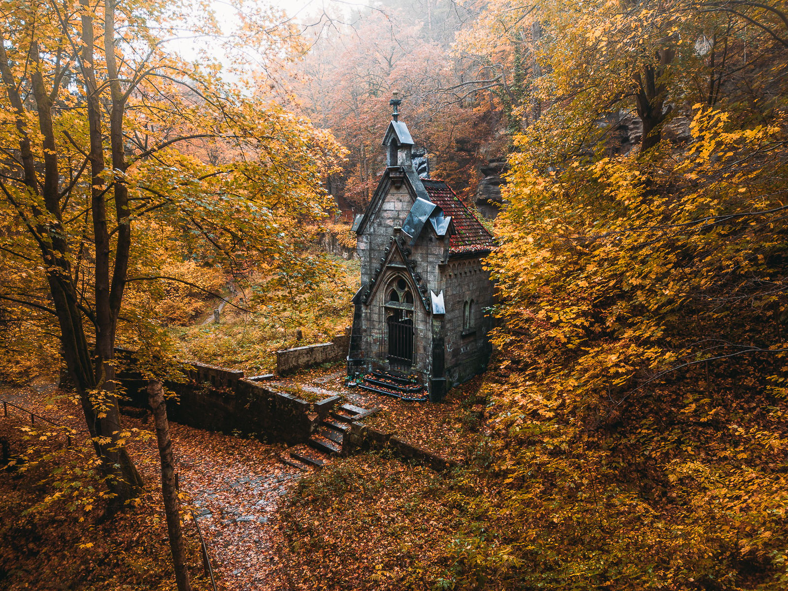 Clary Chapel (Drone), Czech Republic
