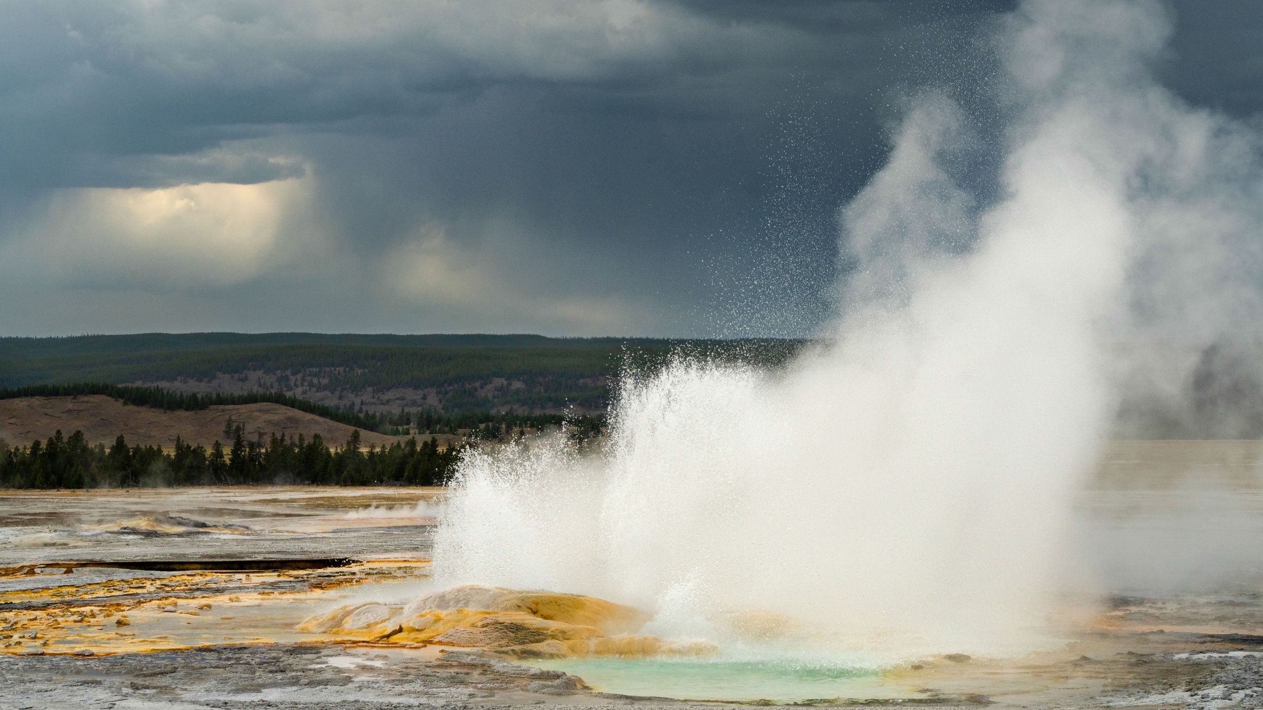 Clepsydra geyser, USA