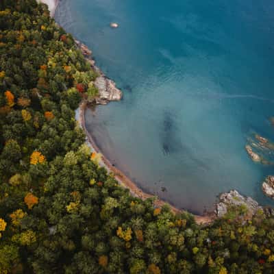 Coastline near 4 Peaks Track, Lake Superior, USA