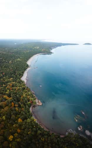 Coastline near 4 Peaks Track, Lake Superior