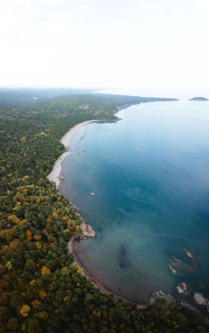 Coastline near 4 Peaks Track, Lake Superior, USA