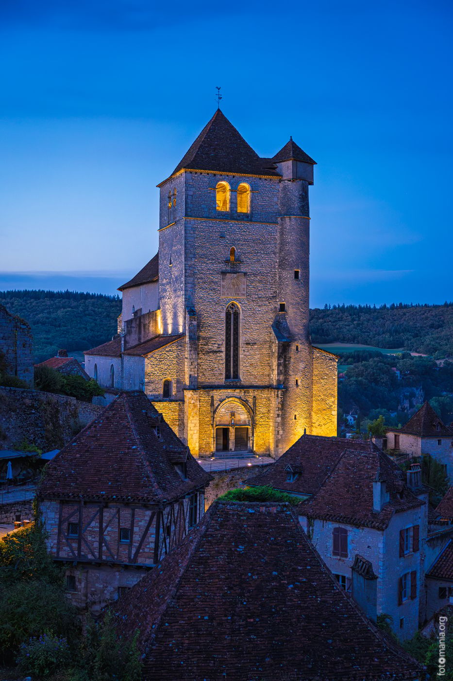 Eglise Saint-Cirq-et-Sainte-Julitte, Saint-Cirq-Lapopie, France