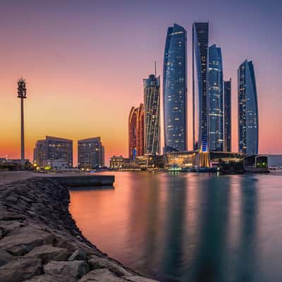 Etihad Towers Sunset Viewpoint, United Arab Emirates