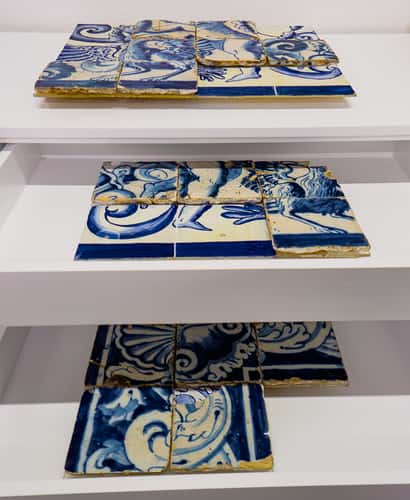 Exposição de azulejos