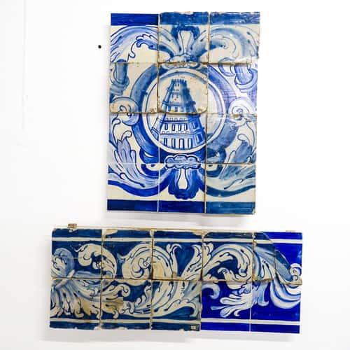 Exposição de azulejos
