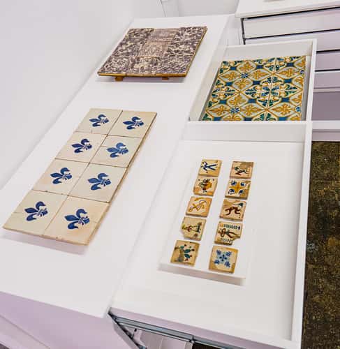 Exposição de azulejos