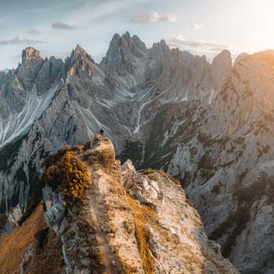 Famous Cadini di Misurina viewpoint, Italy