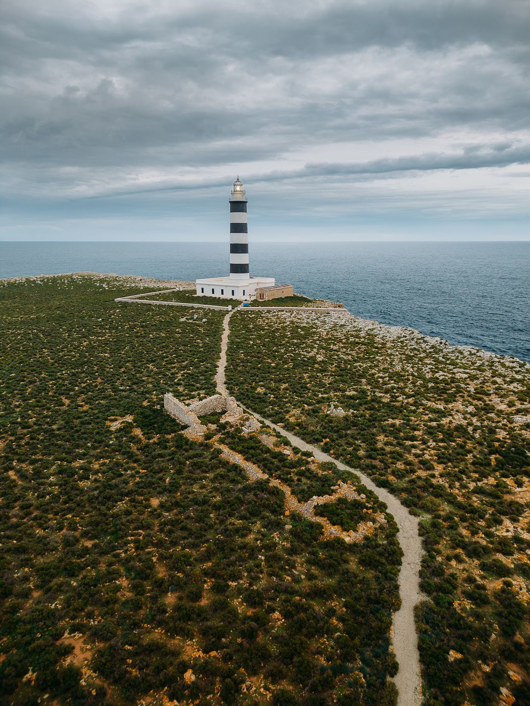 Far de l’Illa de l’Aire (Drone), Spain