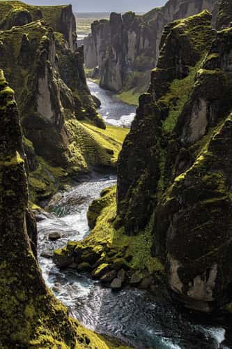 Fjaðrárgljúfur Canyon