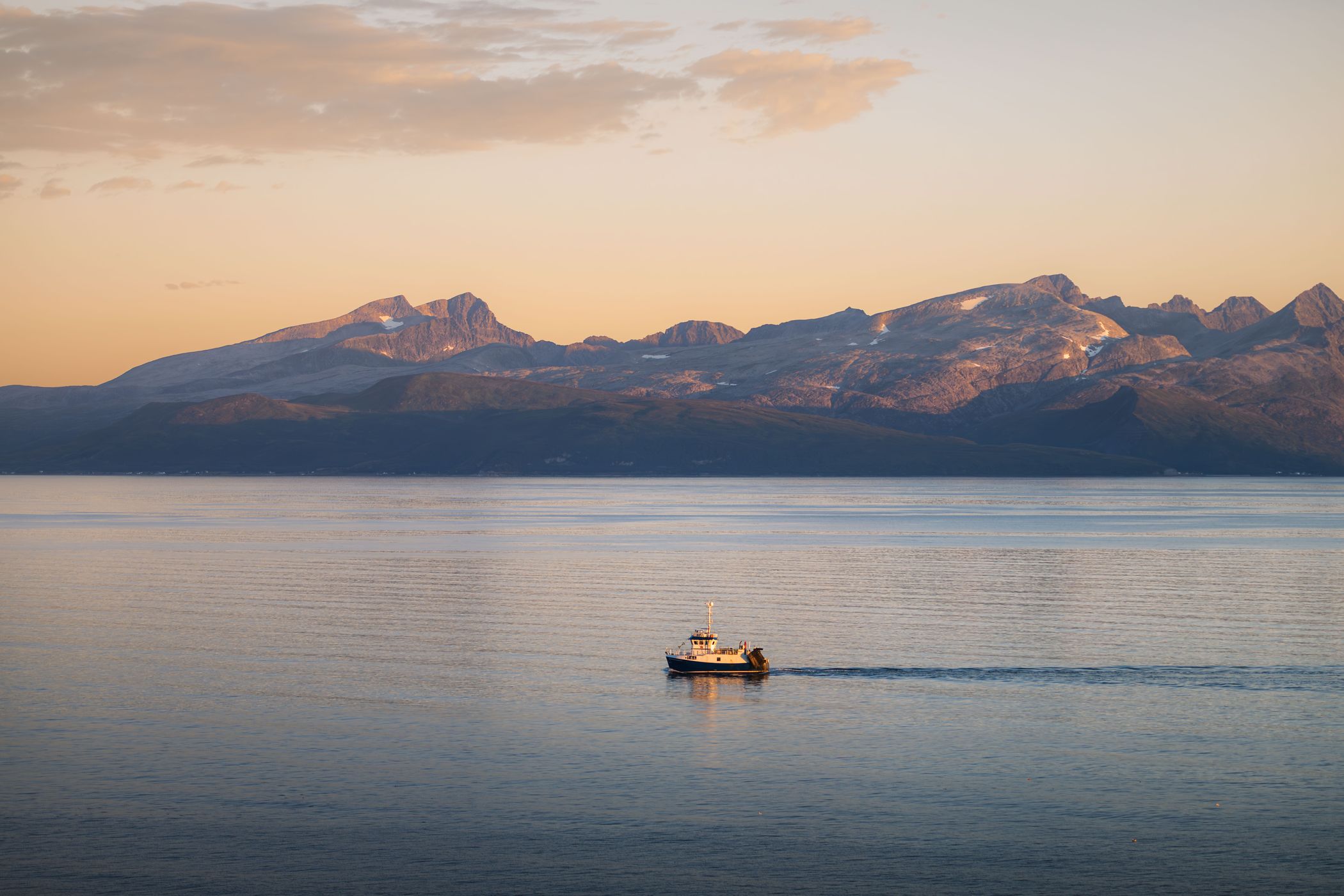 Fjord North Lyngen, Norway