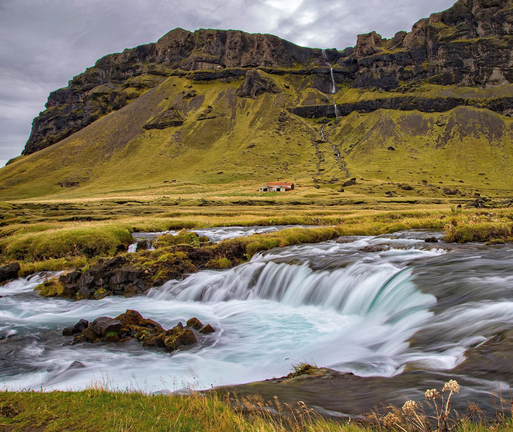 Fossálar Waterfall, Iceland