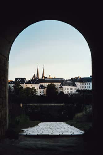 Framed Luxembourg City
