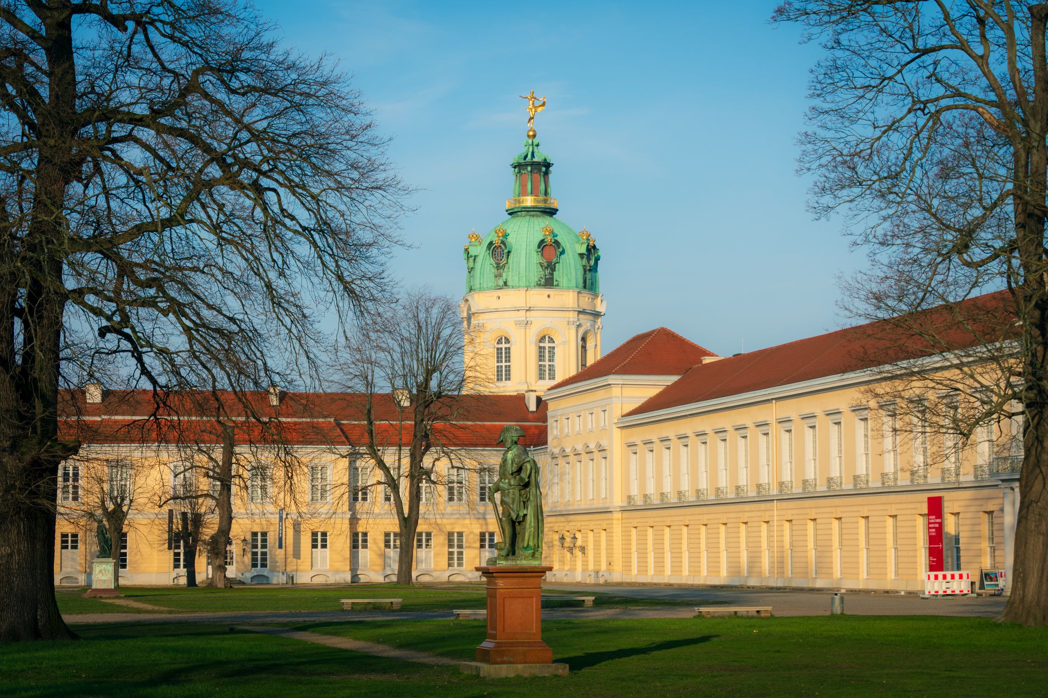 Front view of Charlottenburg Palace, Berlin, Germany