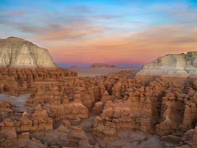 Goblin Valley by drone
