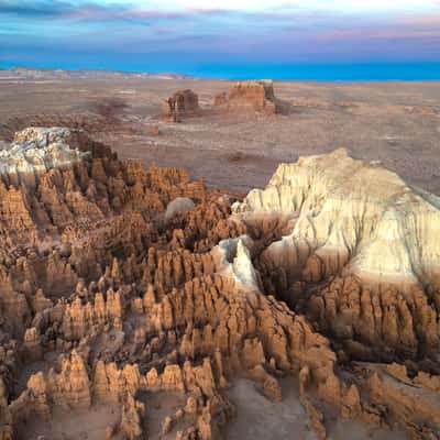 Goblin Valley by drone, USA