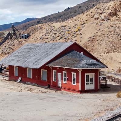 Gold Hill train station, USA