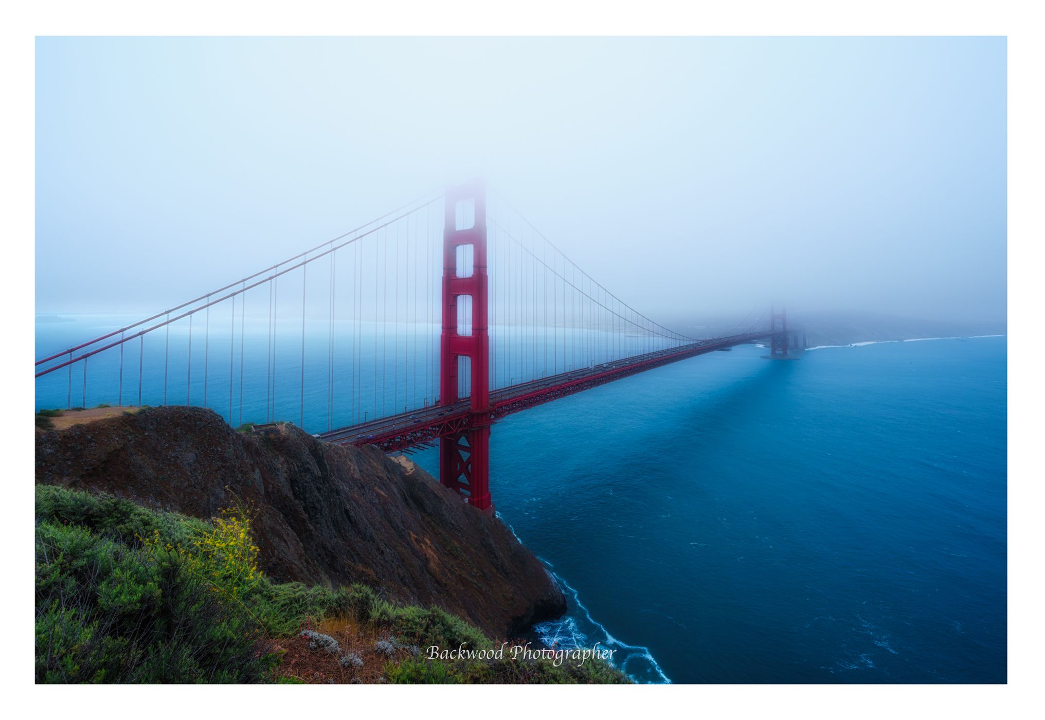 Golden Gate Bridge from Battery Spencer, USA