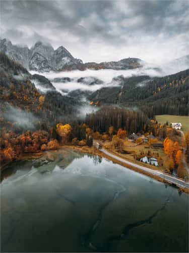 Gosau reservoir (Drone)
