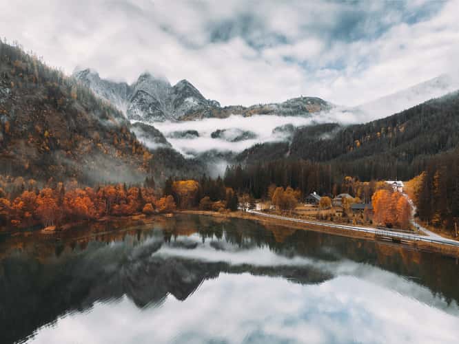 Gosau reservoir (Drone)