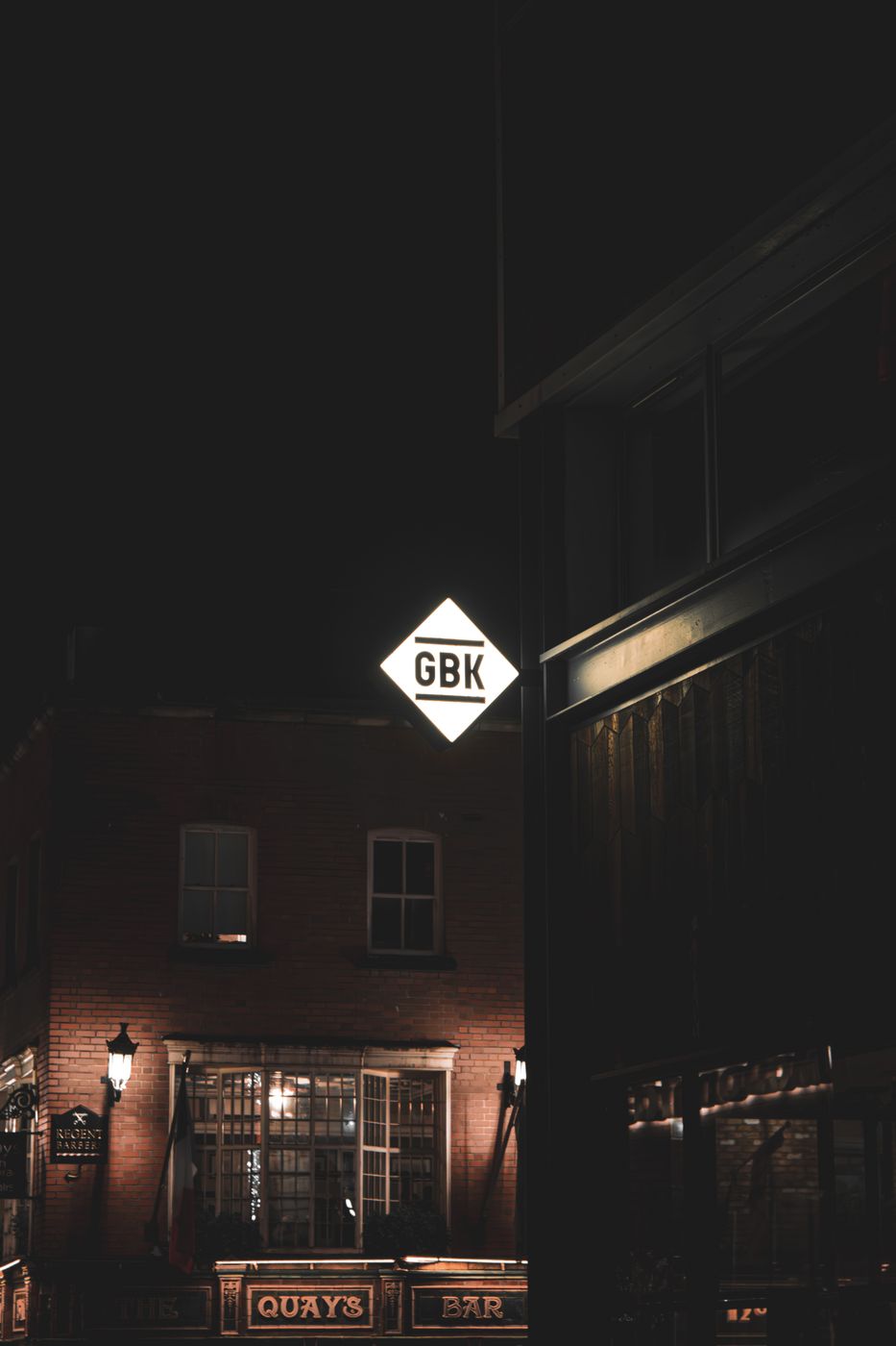 Gourmet Burger Kitchen (GBK) Sign, Ireland