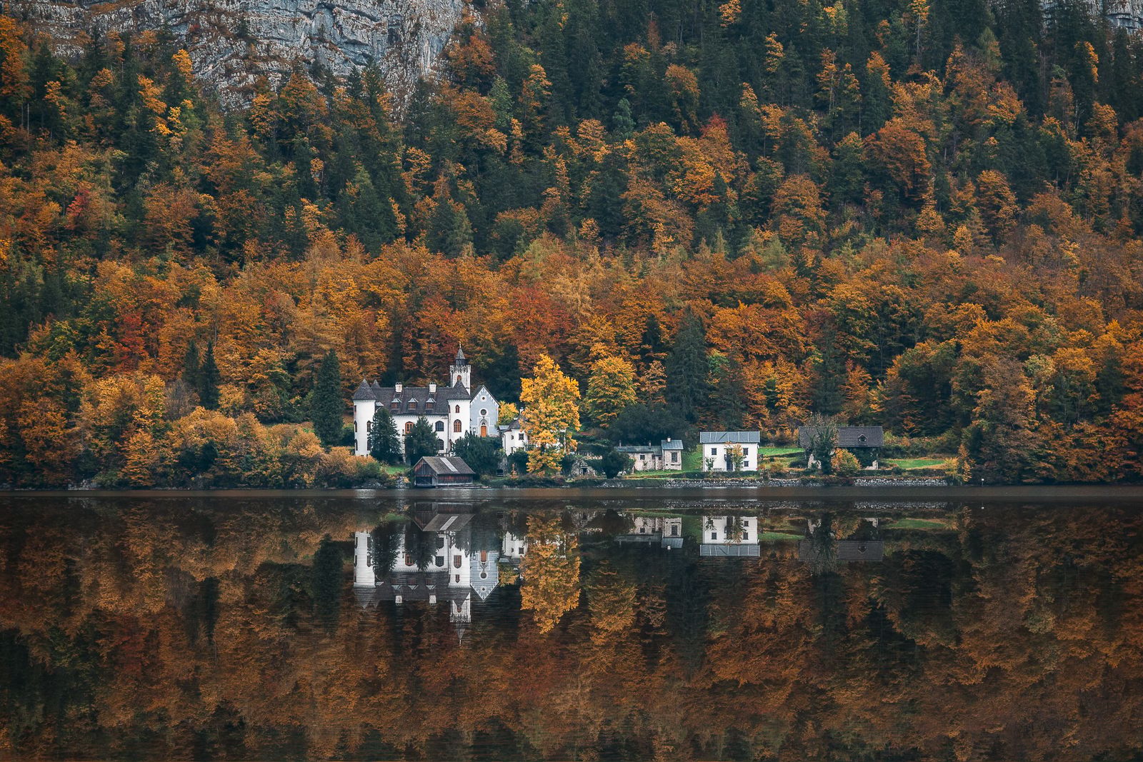 Grub Castle (view from Hallstatt), Austria