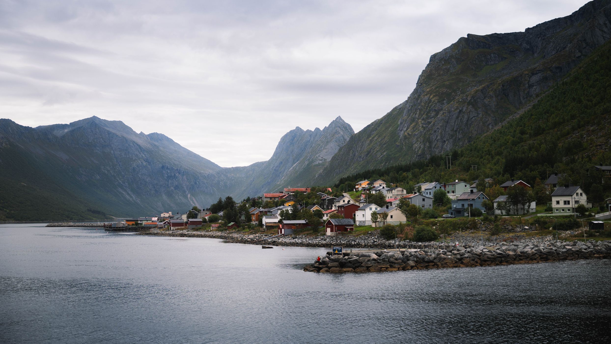 Gryllefjord, From Boat, Norway