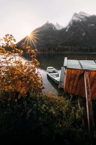 Hintersee harbor